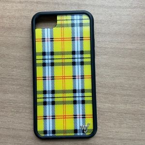 Wildflower Plaid iPhone case